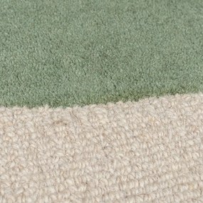 Zelený ručne tkaný vlnený koberec 120x170 cm Glow Green &amp; Blue – Flair Rugs