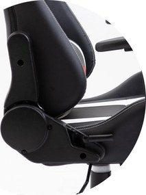 Herné kreslo F4G FG33 čierne/biele