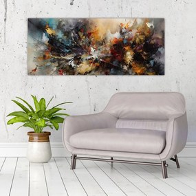 Obraz - Abstraktná grafika (120x50 cm)
