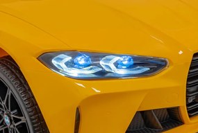 Elektrické autíčko BMW M4 žlté