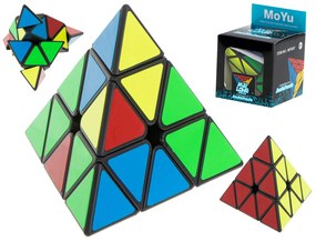 PYRAMINX puzzle hra s kockami Black MoYu