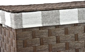 Kôš na bielizeň hnedý Rozmery (cm): 43x34, v. 64