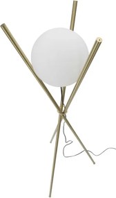 Stojacia lampa Glamy 155 cm biela/zlatá