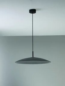 LED čierno-dymový dizajnový luster Polifemo 60