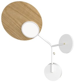 Tunto BW3-WO-LS Ballon Nástenná lampa Wall3 L, biela