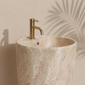 Rea Anya Savana Matt, voľne stojace umývadlo 840x450x450 mm, imitácia kameňa, REA-U3614