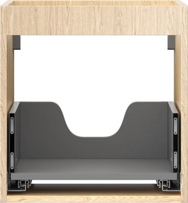 Mexen Box-A, závesná skrinka 45 cm, 1 zásuvka, dub, 91AX0-0450-470-1-81