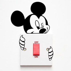 Mickey Mouse 3 - nálepka nad vypínač