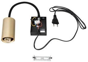 Brilagi - Flexibilná nástenná lampa SELE 1xGU10/30W/230V čierna/zlatá