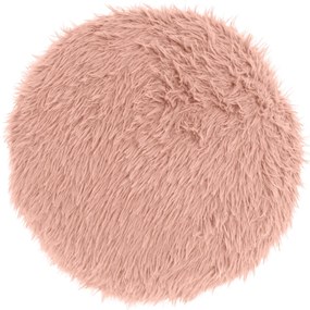 Guľatý dekoračný vankúšik MATS 40 cm, ružový