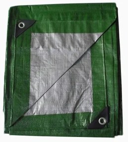 Zeleno strieborná krycia plachta mrazuvzdorná 3m x 3m