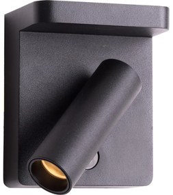 MAXLIGHT W0374 - LED Nástenné bodové svietidlo LOFER LED/7W/230V čierna W0374