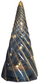 Čierna svetelná dekorácia na baterky ø 9,5 cm Vilma Tree – Sirius