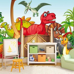 Sablio Tapeta Dinosauři 4 - 336x220 cm