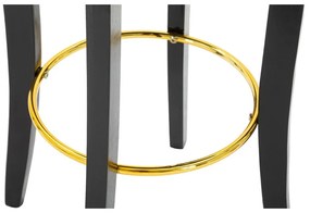 Modrá zamatová barová stolička 96 cm Luxy – Mauro Ferretti