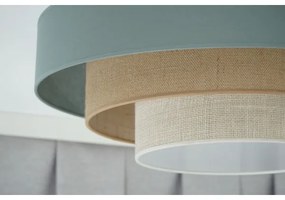 Duolla-LED Stropné svietidlo LUNETA LED/26W/230V pr. 60 cm 4000K tyrkysová/béžová