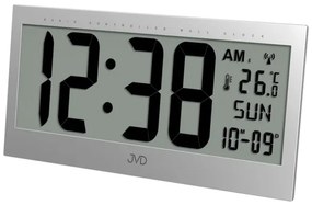 Digitálne nástenné hodiny JVD RB9380.2 (31 cm) s teplomerom a budíkom