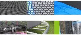 Bestent Trampolína 244cm + vnútorná ochranná sieť + schodíky Blue
