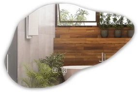 Rea Cloud B, LED kúpeľňové zrkadlo 100x70cm P11229, HOM-05502