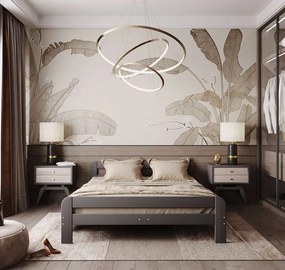 Posteľ DAVE 200x140 cm - šedá