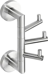 Bemeta Design NEO: Vešiak, s 3 háčikmi, otočný - 104206075