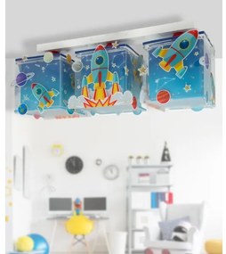 Dalber 63353 - Detské stropné svietidlo ROCKET 3xE27/15W/230V
