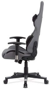 BONTEC Herné kreslo, hojdací mechanizmus, sivá, KA-F05 GREY Farba: Šedá