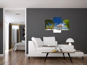 Obraz - Pláž s bielym pieskom (90x60 cm)