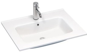 BATH DELUXE 06-060-27-11-00 - Zapustené umývadlo LILLESNAD 61x46 cm keramika/biela