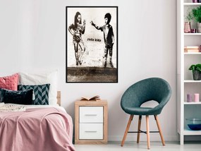 Artgeist Plagát - Rude Kids [Poster] Veľkosť: 40x60, Verzia: Zlatý rám