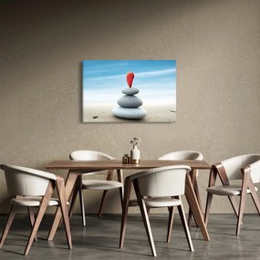 Obraz - Rovnováha s kameňmi (90x60 cm)