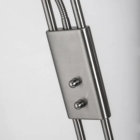 Brilagi - Stmievateľná stojacia lampa SCARLETT 1xR7s/230W/230V+1xG9/40W matný chróm