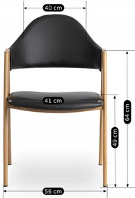 PROXIMA.store - Čalúnená jedálenska stolička WILLY FARBA: biela