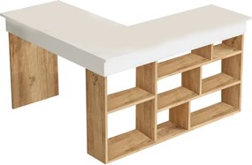 Pracovný stôl Cilo White a Atlantic Pine