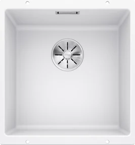 Blanco Subline 400-U, silgranitový drez pod pracovnú dosku 400x400x190 mm, 1-komorový, biela, BLA-523426
