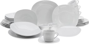 XXXLutz KOMBINOVANÝ SERVIS SQUARE WEISS 30-dielne Creatable - Online Only bytové doplnky - 007768134402