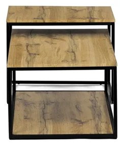 Autronic BONTEC Konferenčný stolík 100x50cm, mdf, divoký dub, CT-X7123 OAK Farba: Prírodné