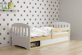 Detská posteľ  CLASSIC Farba: Biela + Borovica