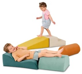 B-Toys - Detské penové kocky MAXI WONDERSHAPES 5 ks