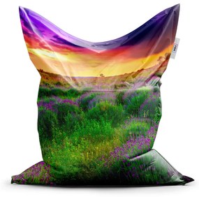 Sablio Sedací vak Levanduľové pole - 150x100 cm
