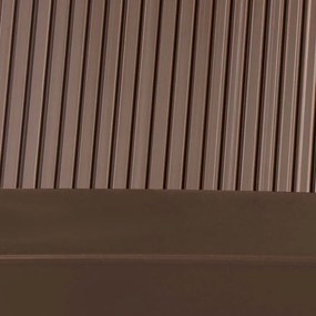 SPRINGOS Strecha, prístrešok na vchodové, balkónové a terasové dvere 120×80 cm – hnedá HA7473