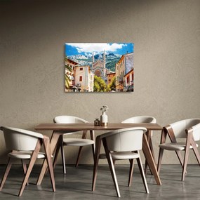 Sklenený obraz - Sóller, Mallorca (70x50 cm)
