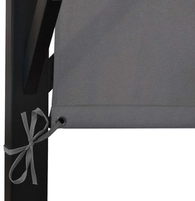 Pergola so sťahovacou strechou 3x3 m Dekorhome