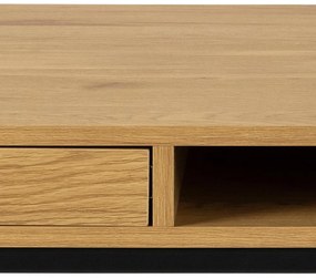 Actona Písací stolík Seaford 140 - dub divoký / čierna