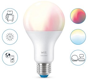 WiZ A67 LED žiarovka Wi-Fi E27 13 W matná RGB