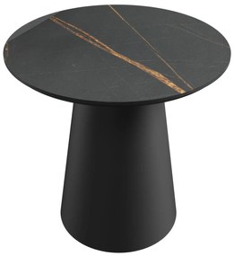 Konferenční stolek Margos 46 cm černý/mramor I