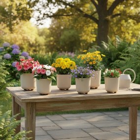 Plastový květináč na nožičkách Terra 21x19,3 cm - výber z 6 prevedení