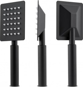 Sprchová podomietková súprava KOYA - čierna - hlavica 30x30 cm