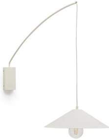 Krémové nástenné svietidlo ø 35 cm Kally – Kave Home