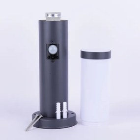 Globo 3158AS - Vonkajšie svietidlo so senzorom BOSTON 1xE27/15W/230V